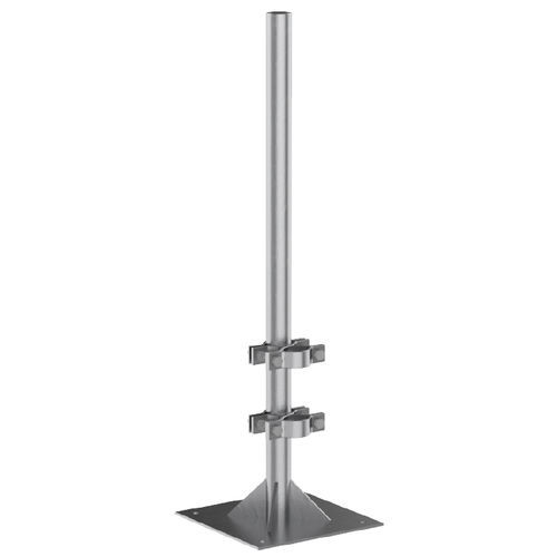 Grundplatte / galvanisiertem Stahl - PIE SOP MAST 9M - Cirprotec - horizontal / vertikal