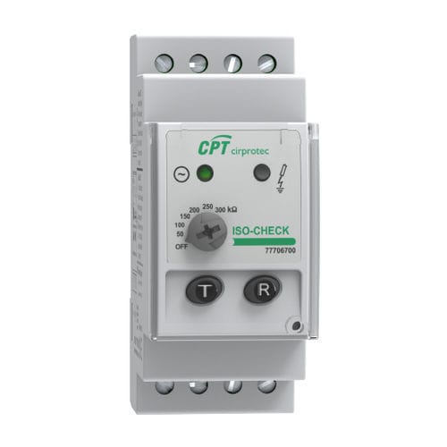 Isolationsüberwachungsgerät für AC-Netz - ISO-CHECK 120V - Cirprotec - für DIN-Schiene / für Photovoltaikanwendung / für Elektrofahrzeug-Ladestation