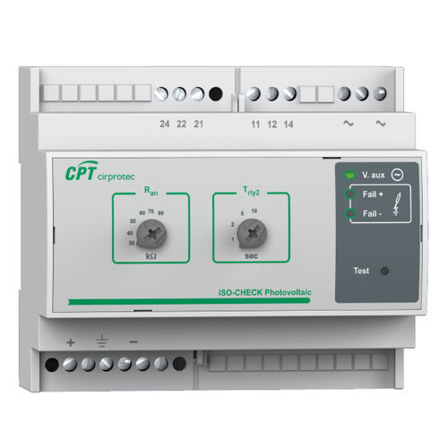 Isolationsüberwachungsgerät für AC-Netz - ISO-CHECK PV 600 - Cirprotec - für DIN-Schiene / für Photovoltaikanwendung / für Elektrofahrzeug-Ladestation