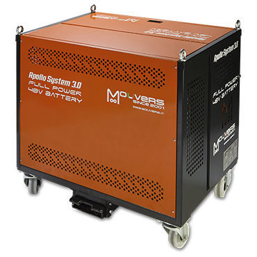 Wagen für Materialumschlag - FULL POWER 48V - Mouvers srl - Plattform / für schwere Lasten / mit Lenkrolle