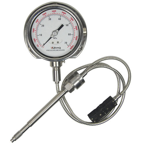 Manometer mit Zifferblatt-Anzeige - PT124Y-615 - Shanghai Zhaohui Pressure Apparatus Co.,Ltd.(ZHYQ) - Edelstahl / Rohrfeder / für Schmelze