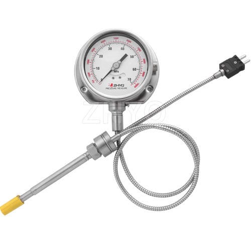 Manometer mit Zifferblatt-Anzeige - PT124Y-615 - Shanghai Zhaohui Pressure Apparatus Co.,Ltd.(ZHYQ) - Edelstahl / Stahl / Kunststoff