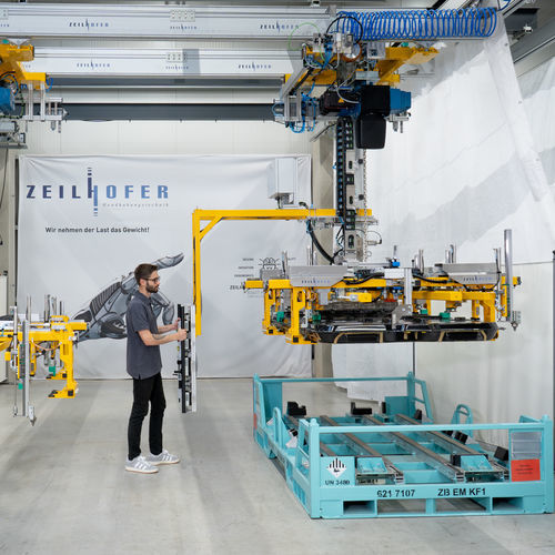 Hubachse-Manipulator - ZH90 - Zeilhofer Handhabungstechnik GmbH & Co. KG - elektrisch / mit Greifsystem / für mechanische Bauteile
