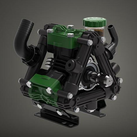 Membranpumpe - ZETA 85 series - UDOR S.p.A. - Wasser / mit Hydraulikmotor / stationär