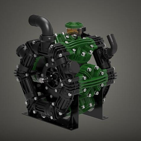 Membranpumpe - ZETA 350 series - UDOR S.p.A. - Wasser / mit Hydraulikmotor / stationär