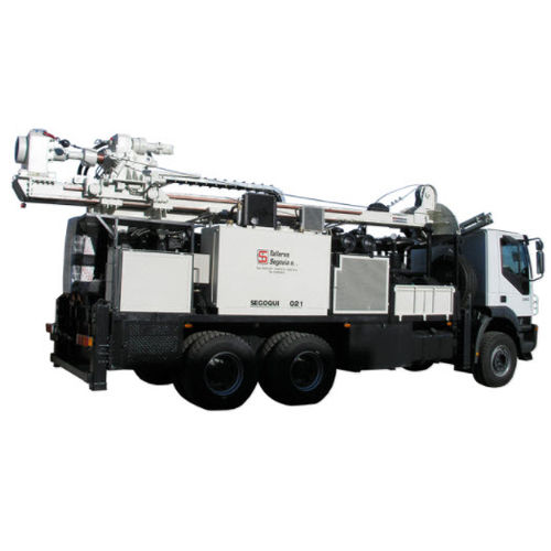 Bohrgerät für Schächte - SEGOQUI 21 - TALLERES SEGOVIA,S.L - auf Raupen / LKW-montiert / Imloch