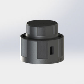 Kappe für elektrische Steckverbinder - 001-PV-001 - Suzhou Exceedconn Technology Co.,Ltd. - rund / Thermoplast / Silikongummi