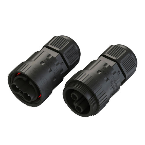 Datensteckverbinder - EP020-1224-00 - Suzhou Exceedconn Technology Co.,Ltd. - Stromversorgung / umspritzt / gerade Ausführung