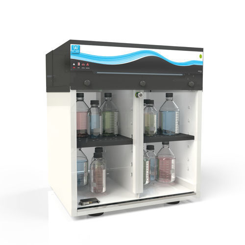 Lagerschrank - 822 - Erlab - bodenstehend / für Chemikalien / Labor
