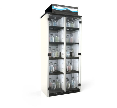 Lagerschrank - 832 - Erlab - bodenstehend / doppeltürig / galvanisiertem Stahl