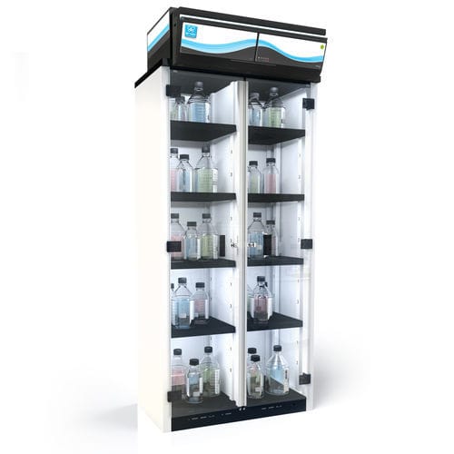 Lagerschrank - 834 - Erlab - bodenstehend / doppeltürig / galvanisiertem Stahl
