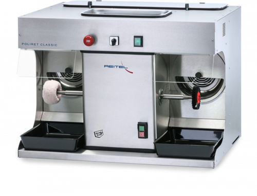 Poliermaschine für Metall - POLIRET CLASSIC - Reitel - für Kunststoff / Doppelbürste / kontinuierlich