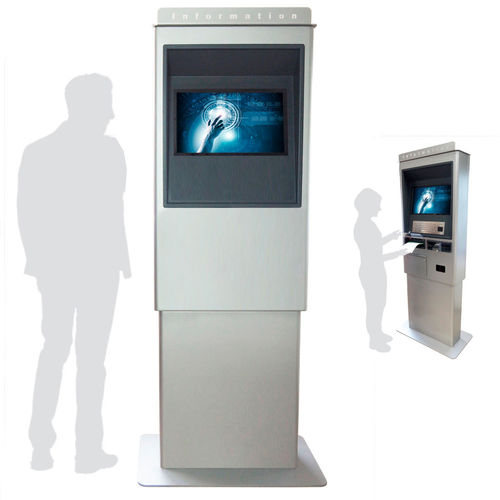 Terminal für Außenbereich - Sky - WES Systeme Electronic GmbH - mit Touchscreen / Kiosk / bodenstehend