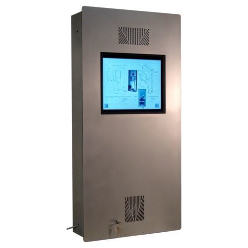 Terminal mit Touchscreen - V3-17T OUTDOOR - WES Systeme Electronic GmbH - wandmontiert / Kiosk / TFT LCD