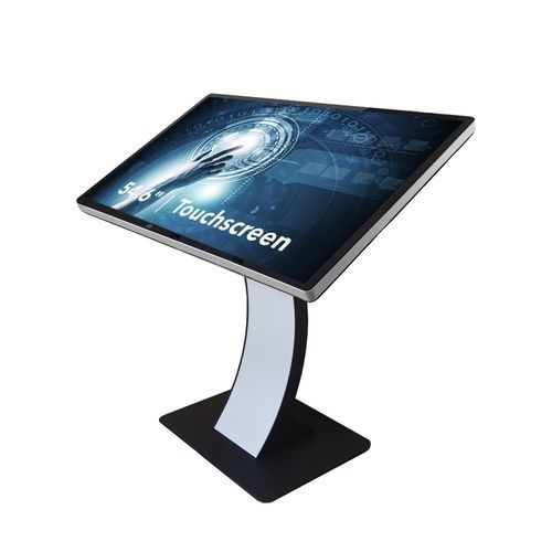 Multi-Touch-Screen-Terminal - EASY-PC-STAND-5554L-P - WES Systeme Electronic GmbH - kapazitive Projektionstechnologie / Kiosk / bodenstehend