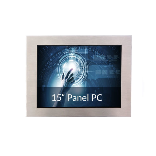 Panel-PC / TFT LCD - IP65-15T-PANELPC-PCA - WES Systeme Electronic GmbH - mit LED-Rückbeleuchtung / mit kapazitivem PCAP-Touchscreen / Multitouchscreen