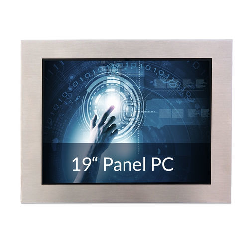 Panel-PC / TFT LCD - IP65-19T-PANELPC-PCAP - WES Systeme Electronic GmbH - mit LED-Rückbeleuchtung / mit kapazitivem PCAP-Touchscreen / Multitouchscreen