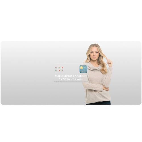 20"-Touchscreen - SPIEGEL_1770X800_20TPC - WES Systeme Electronic GmbH - kapazitive Projektionstechnologie / für Smartspiegel