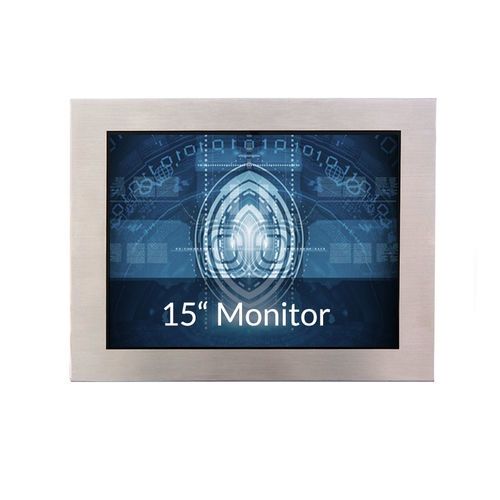 TFT-LCD-Monitor - IP65-15 - WES Systeme Electronic GmbH - mit LED-Rückbeleuchtung / Industrie / 15"