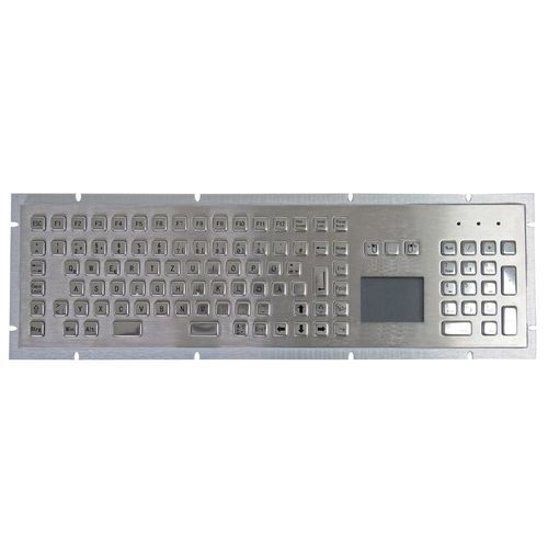Einbaufähige Tastatur - TASTATUR-102TPAD - WES Systeme Electronic GmbH - mit mechanischen Tasten / 102 Tasten / Touchpad