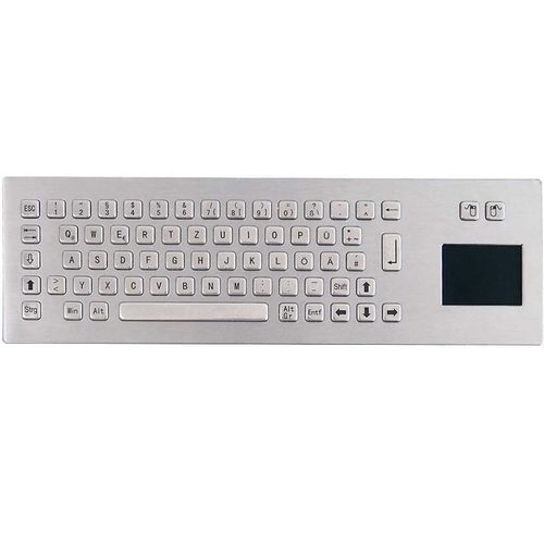 Einbaufähige Tastatur - TASTATUR-75TPAD - WES Systeme Electronic GmbH - mit mechanischen Tasten / 66 Tasten / Touchpad