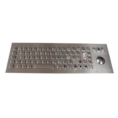 Einbaufähige Tastatur - TASTATUR-75TS-OUT - WES Systeme Electronic GmbH - mit mechanischen Tasten / 75 Tasten / Trackball