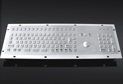Einbaufähige Tastatur - TASTATUR-102TS-US - WES Systeme Electronic GmbH - mit mechanischen Tasten / 102 Tasten / Trackball