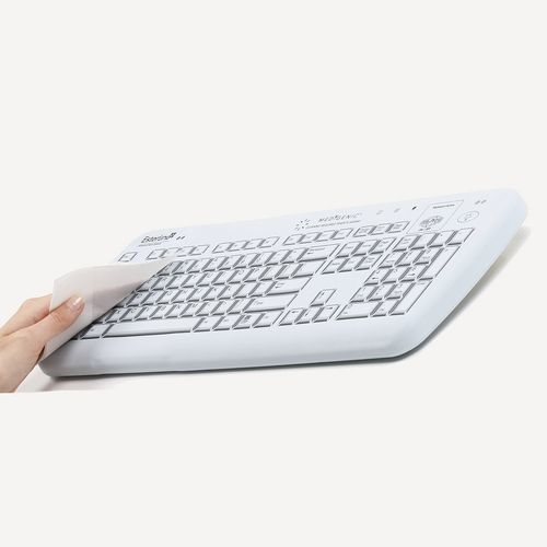 Einbaufähige Tastatur - TASTATUR-MEDIGENIC-GER - WES Systeme Electronic GmbH - mit mechanischen Tasten / 105 Tasten / für medizinische Anwendungen
