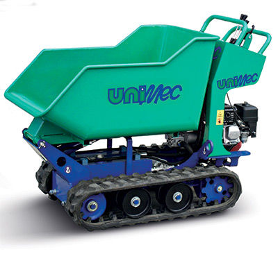 Minidumper auf Raupen - FG3304 - unimec - hydraulisch / Benzin / mit Frontentladung