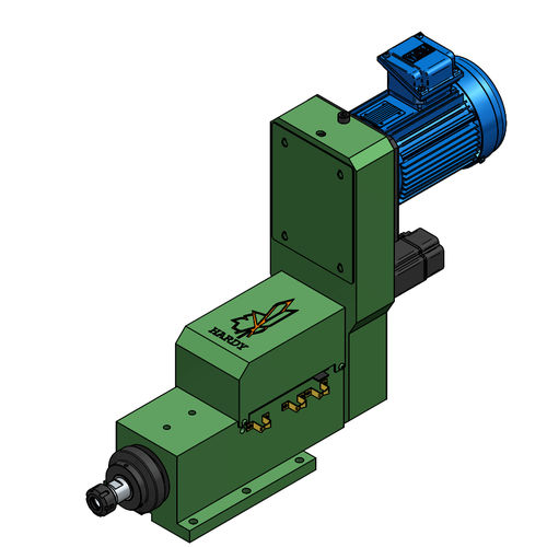 Elektrisches Bohraggregat - SSD06H-ER25 - HANN KUEN MACHINERY - Einspindel / automatischem Vorschub / horizontal