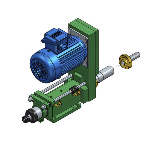 Elektromechanische Gewindeschneideinheit - ST1N-ER20 - HANN KUEN MACHINERY - Präzision