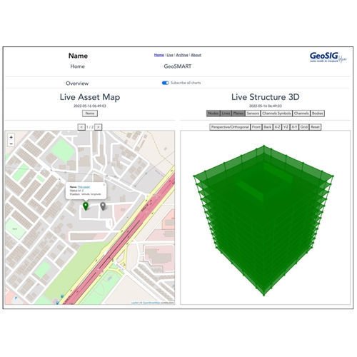Überwachungssoftware - GeoSMART - GeoSIG Ltd - Engineering / für das Baugewerbe