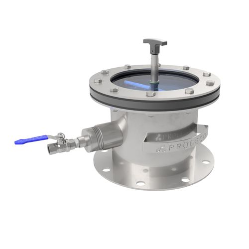Edelstahl-Schauglas - OBW-R - Progeco SRL - Flansch