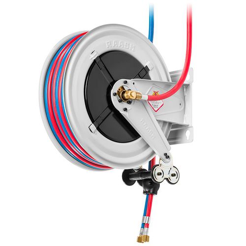 Schlauchtrommel - 8430.701 - RAASM SpA - einziehbar / für Baustellen / für Schweißstände