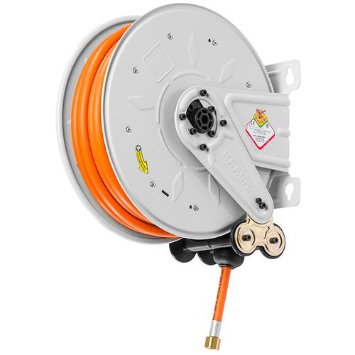 Schlauchtrommel - 8330.802 - RAASM SpA - einziehbar / für Baustellen / für LPG