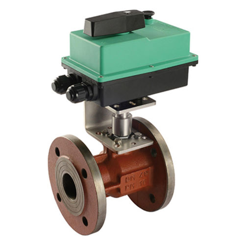 Kugelventil - CY2 series - Comparato Nello S.r.l. - elektrisch betrieben / für Wasser / Doppelflansch