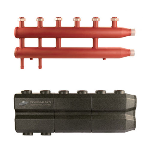 Mehrweg-Verteilerblock - C series  - Comparato Nello S.r.l. - Kohlenstoffstahl / Gewinde / innen