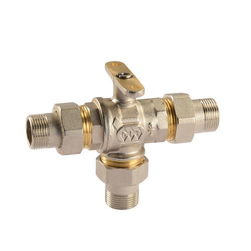 Handventil - DC3 series - Comparato Nello S.r.l. - Messing / 3-Wege / mit Volldurchlass