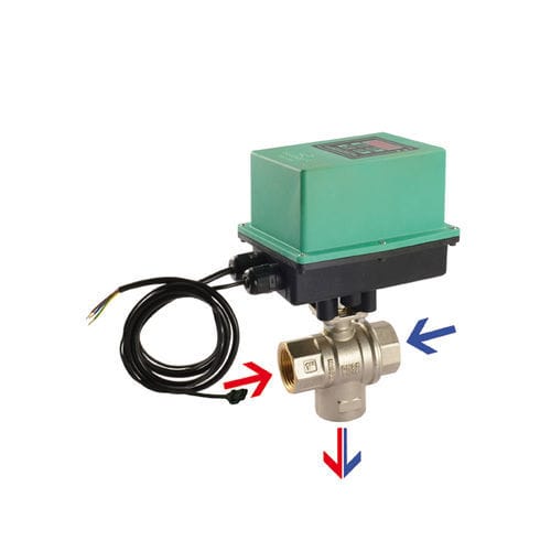 Kugelventil - DIAMIXNFA - Comparato Nello S.r.l. - elektrisch betrieben / Temperaturstell / IP67