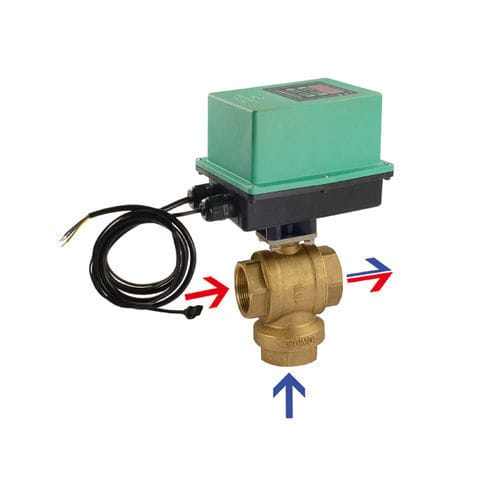 Kugelventil - DIAMIXNFBV - Comparato Nello S.r.l. - elektrisch betrieben / IP67 / Messing