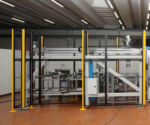 Schutzschranke - NOVATEK  - PROTEC S.R.L. - für Maschinenschutz / stationär / Netz
