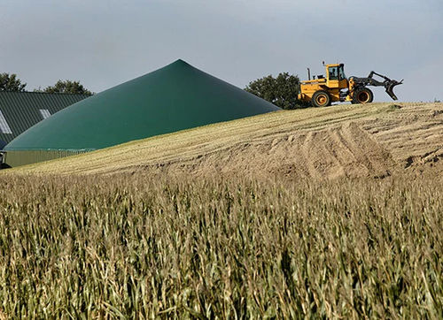 Lagertank-Abdeckung / Biogas - FlexSol Ltd - Doppelmembran / PVC