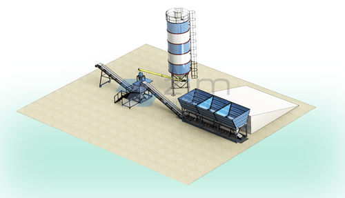 Festinstallierte Betonmischanlage - ZIM BS MAXI - ZIM ENGINEERING - kompakt / automatisch
