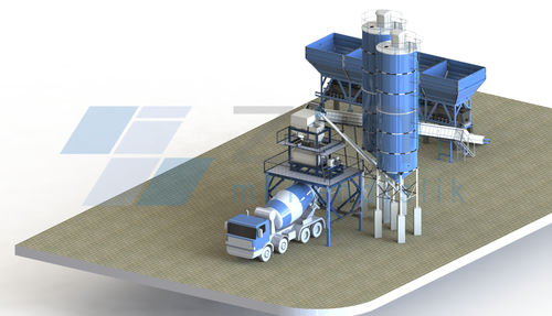 Festinstallierte Betonmischanlage - ZIM SBS - ZIM ENGINEERING