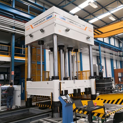 Servohydraulische Presse - HMG-350ES2520 - SXKH GLOBAL - Tuschier / Gummi / für Aluminium