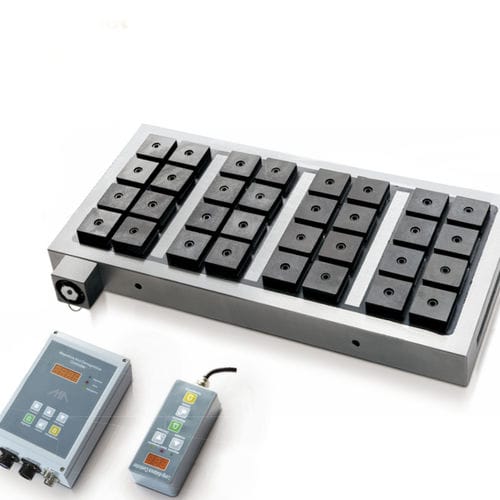 Elektropermanent-Magnetspannplatte - CNC series - SXKH GLOBAL - rund / rechteckig / quadratisch