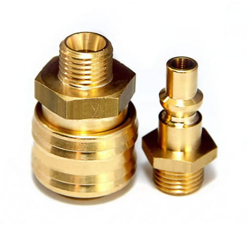 Hydraulikanschluss - 059 series - Kee Connections - für Gas / Schnell / vernickeltes Messing