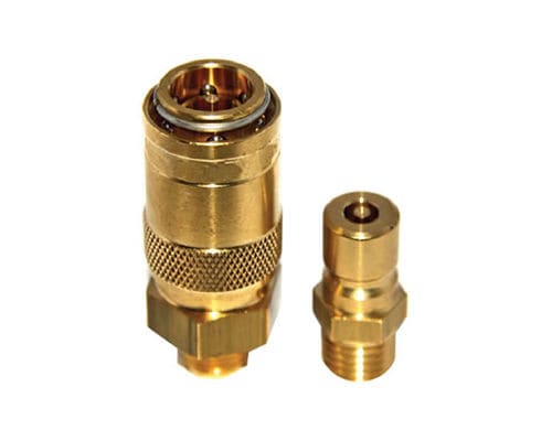 Hydraulikanschluss - 328 series - Kee Connections - pneumatisch / Schnell / 90°-Winkel