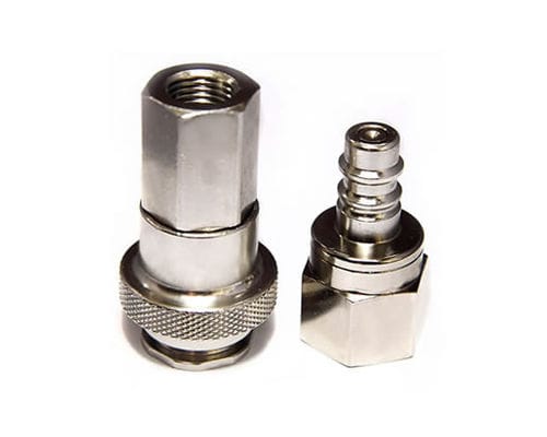 Pneumatischer Anschluss - 373 series - Kee Connections - Schnell / vernickeltes Messing / Edelstahl