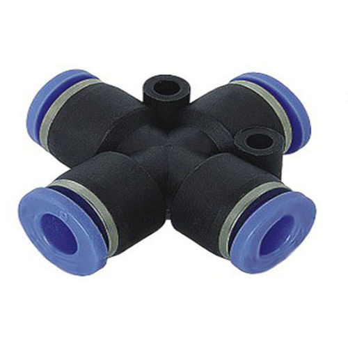 Vakuumanschluss - P-EC series - Kee Connections - Gewinde / Kreuz / Thermoplast